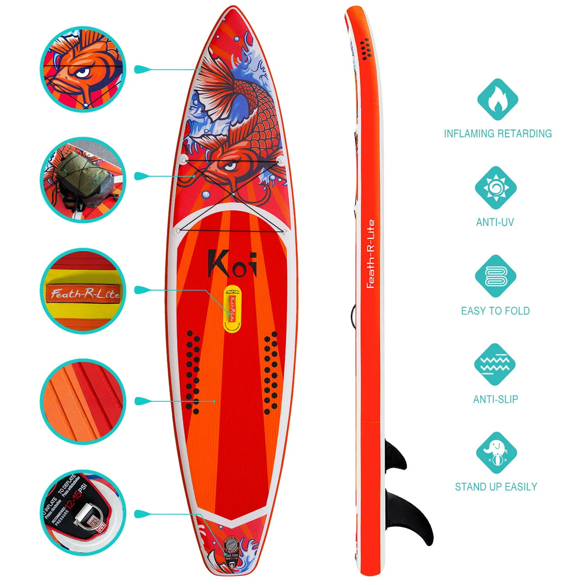 Inflatable Stand Up Paddle Board 11'6''x30''x6'' Y4639