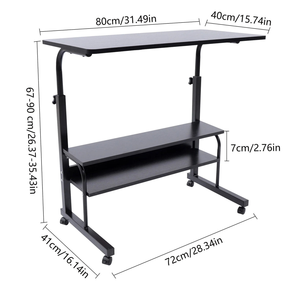 Adjustable Height Desk with Wheels N687791