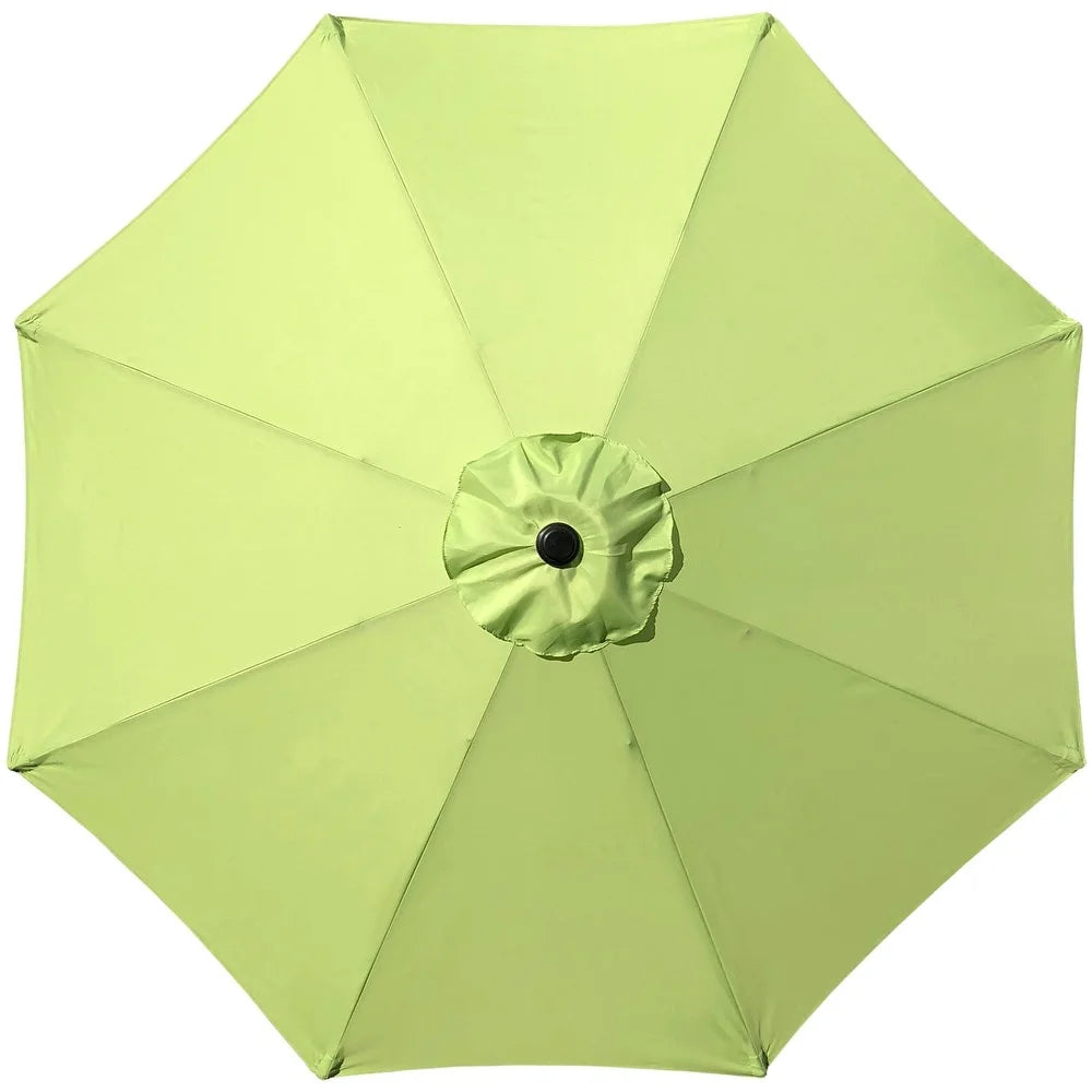 9ft Patio Umbrella with Crank and Tilt Red O50901