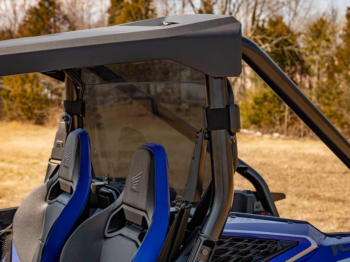 Rear Windshield for Honda Talon 1000X / 1000R (2-seat model only), 1/4 Thick Dark Tint Polycarbonate Q331907