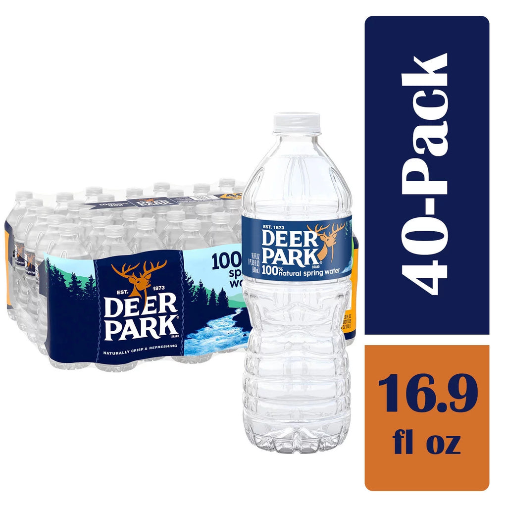 100% Natural Spring Water (16.9oz / 40pk) S7522