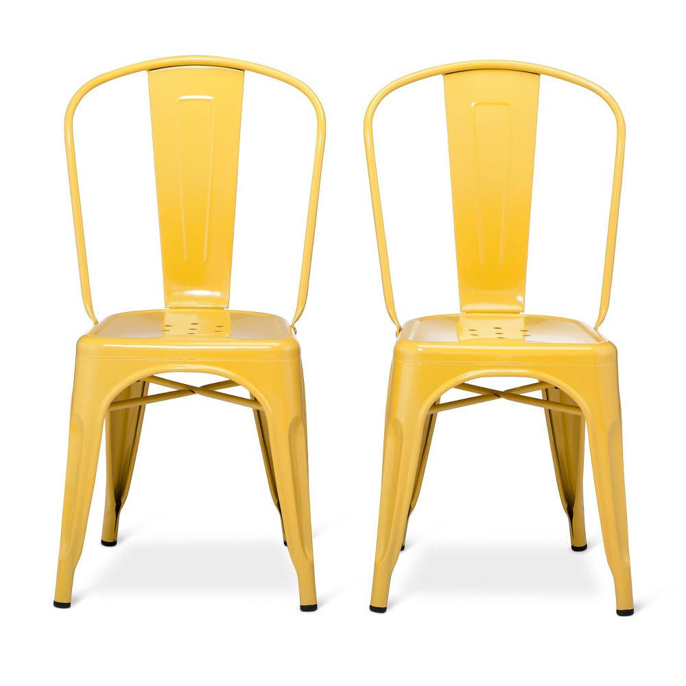 Black High Back Dining Chair Set of 2 Z653208