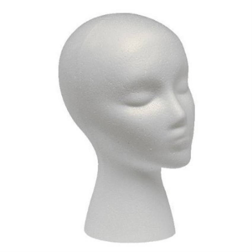 12 Pack Foam Mannequin Wig Head Display V15661