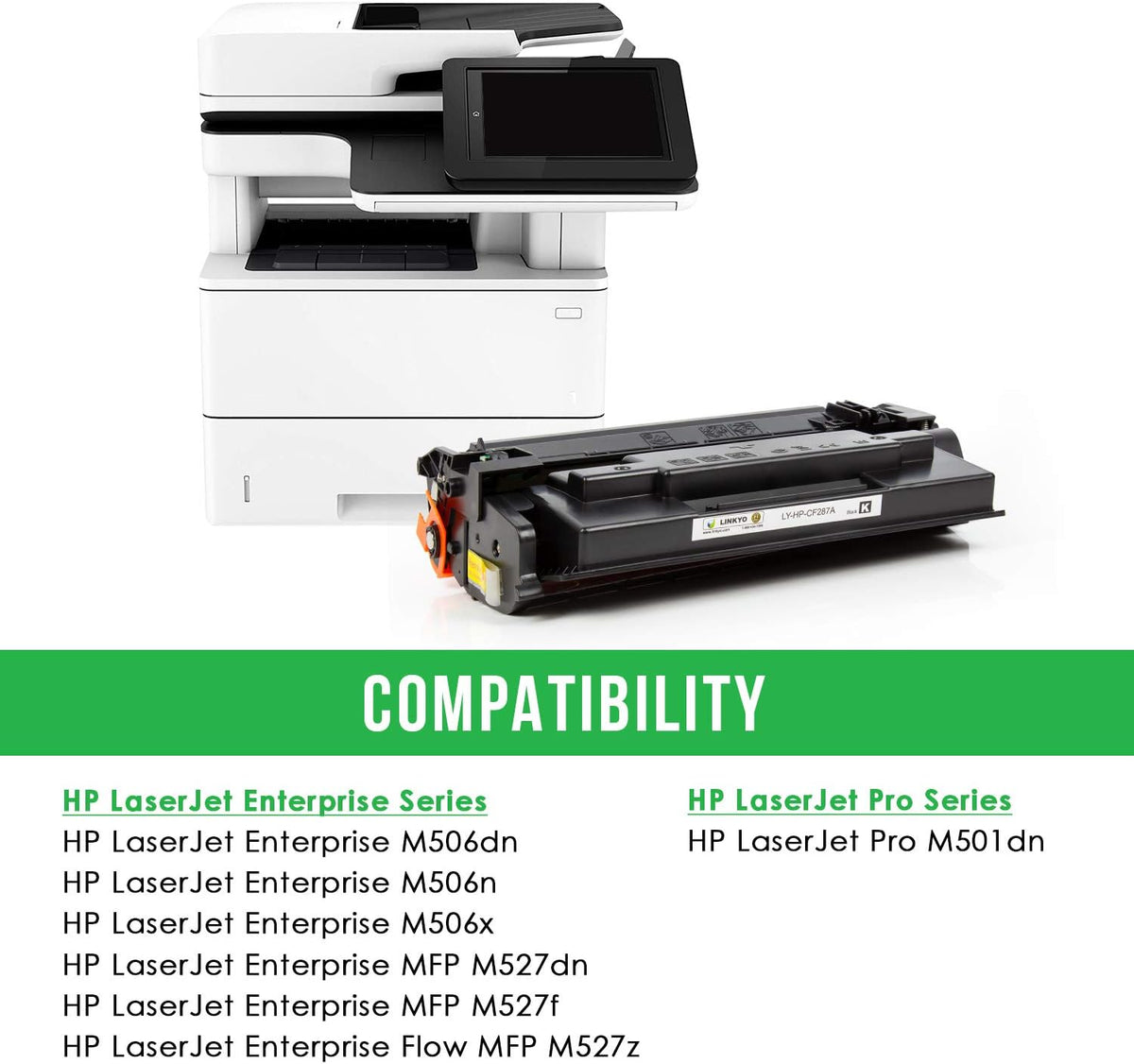 Compatible Toner Cartridge Replacement (Black, 2-Pack) K901