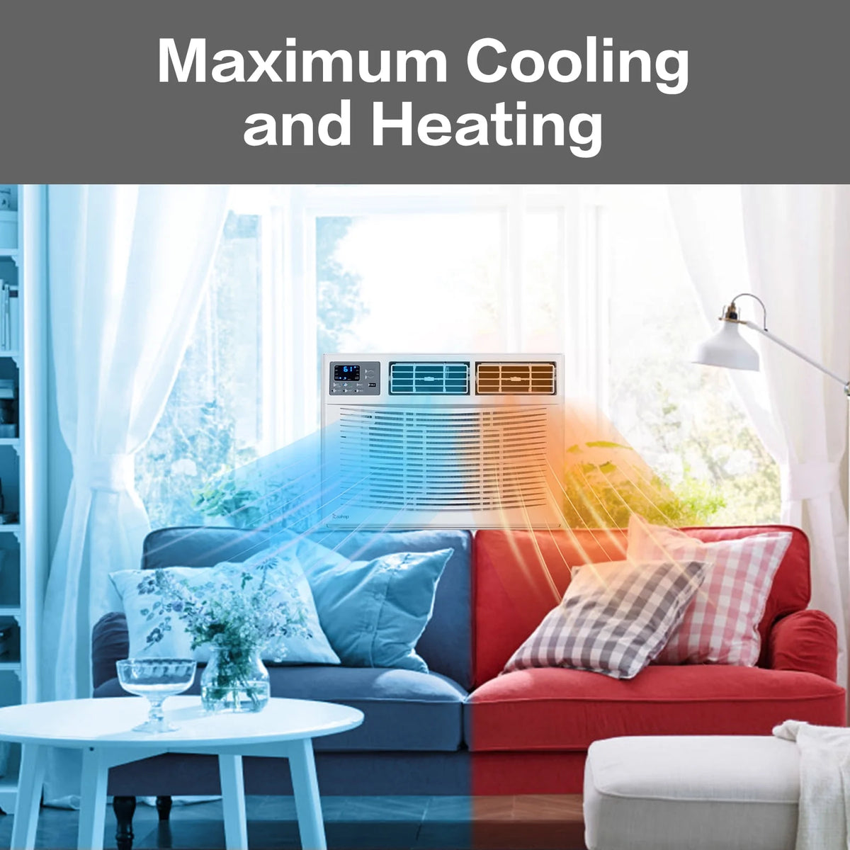 8000 BTU Heat And Cool Window Air Conditioner E627920
