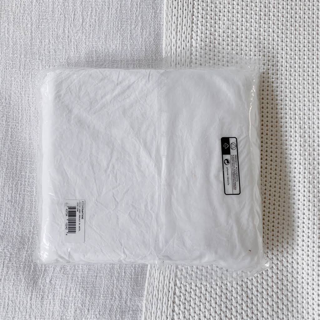 White Percale Fitted Sheet T543583