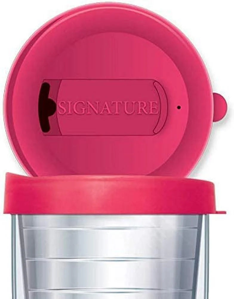 16 Oz Acrylic Tumbler Mug with Pink Lid O278164