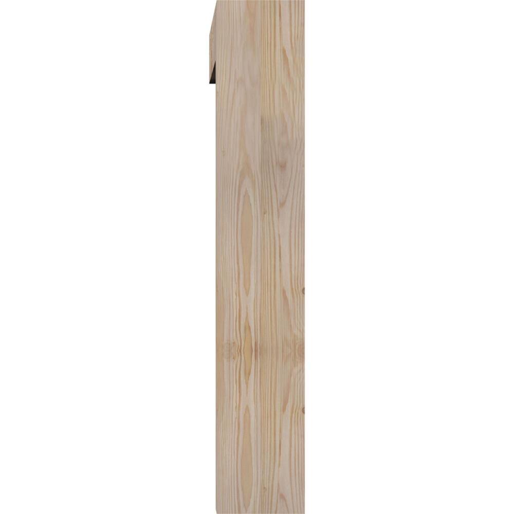 Douglas Fir Smooth Bracket with Offset Brace G5931