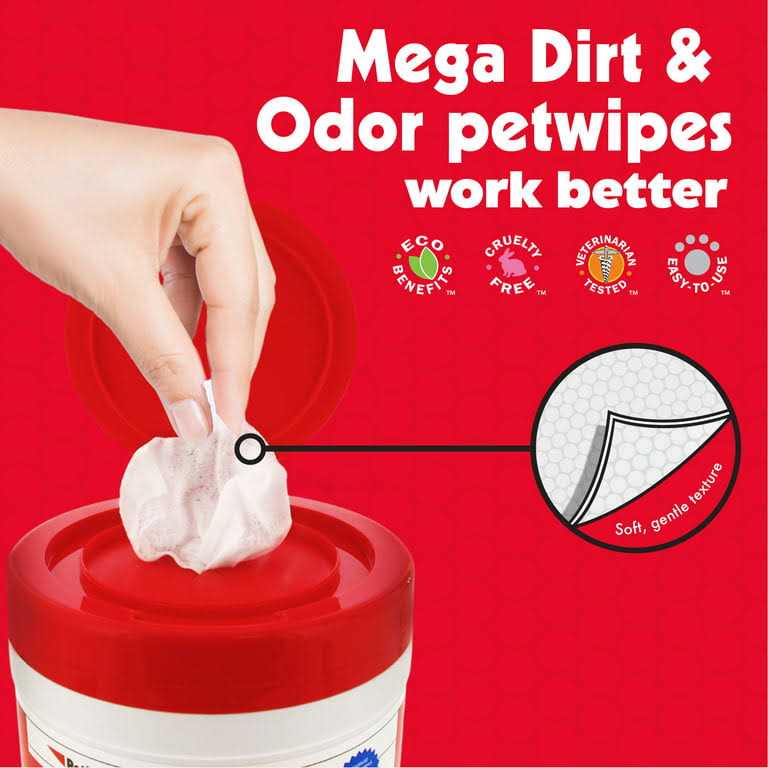 Antibacterial Dog & Cat Wipes Z590
