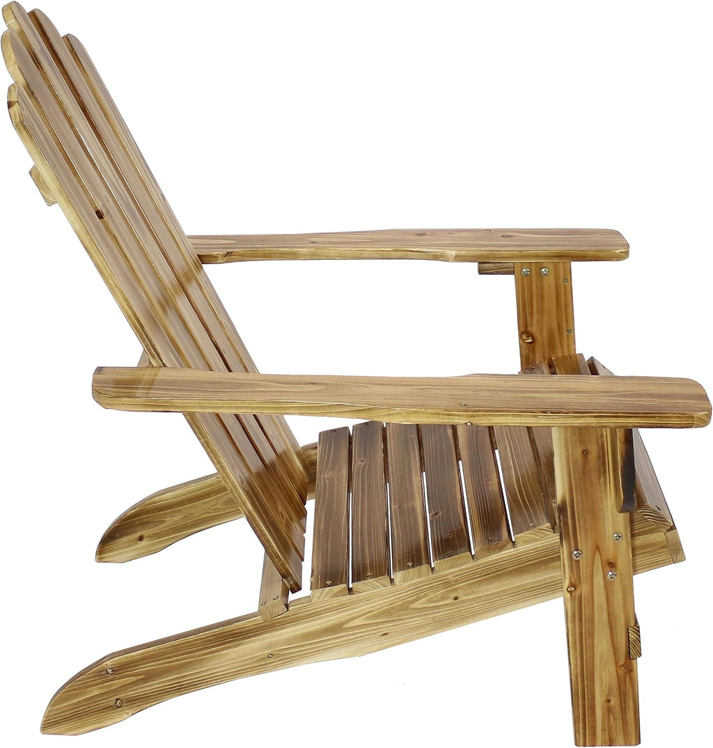 Natural Fir Wood Adirondack Chair H3872