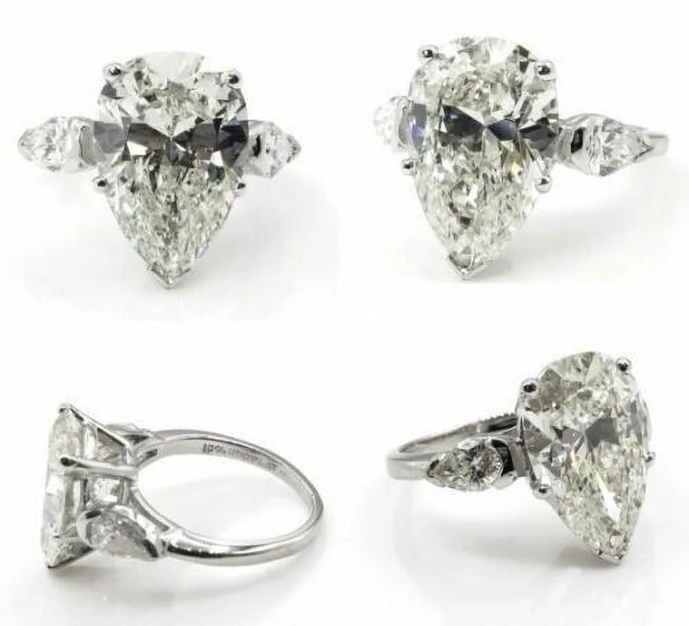 14K White Gold Engagement Ring J5302