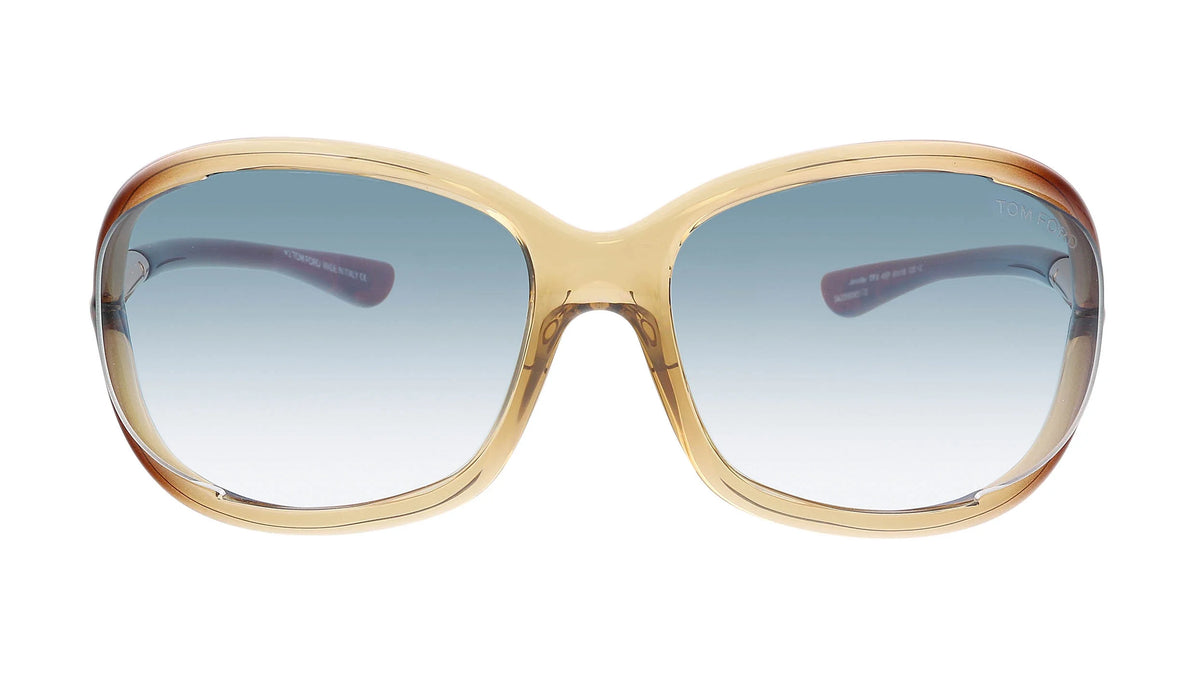Light Brown Oversize Shield Sunglasses B6935
