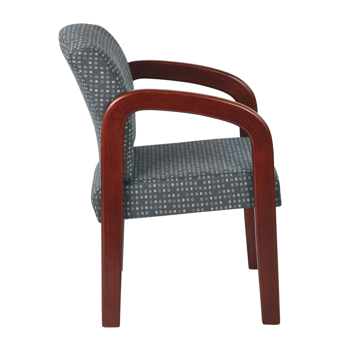 Cherry Finish Wood Visitor Chair Q4363