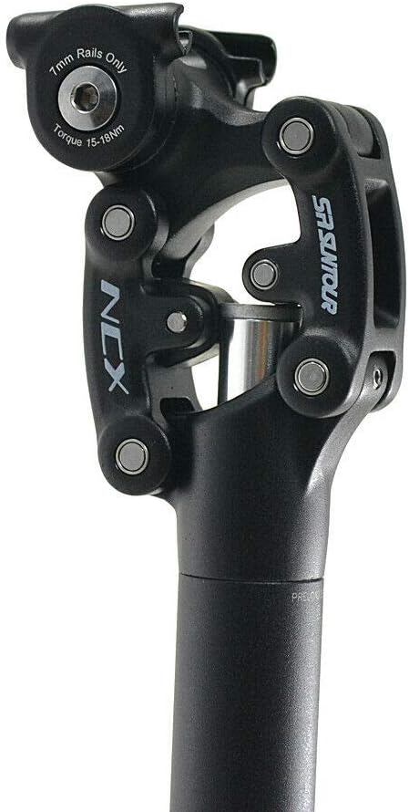 Suspension Seat Post 31.6X350mm Black L164