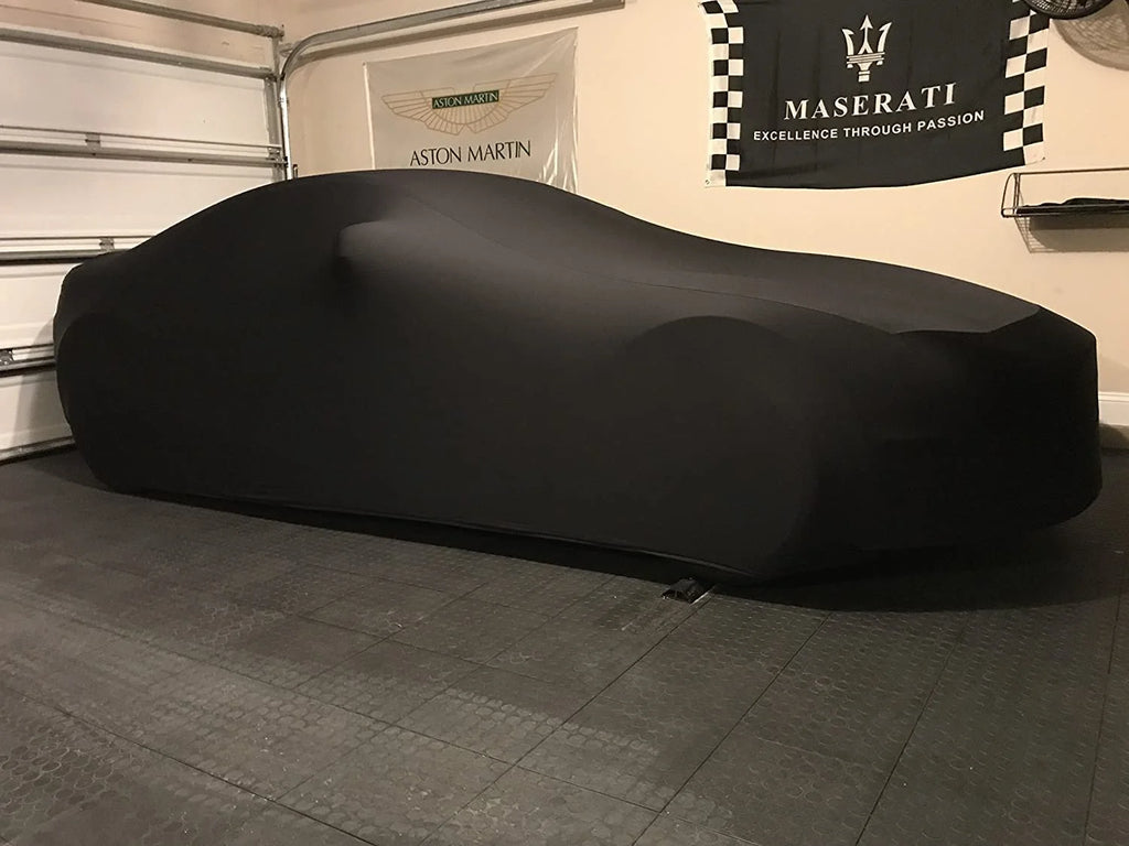 Black Satin Indoor SUV Car Cover with Storage Bag K833