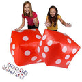 Red Jumbo Inflatable Dice 2pack with 10pcs 12mm Dice C833920