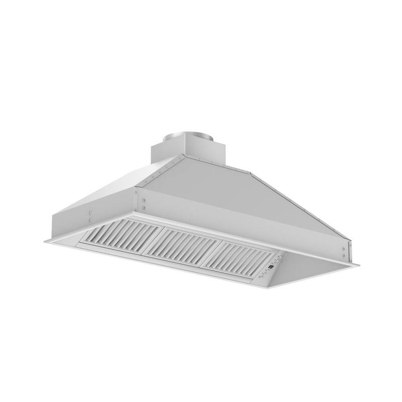 46 in. 700 CFM Stainless Steel Ducted Range Hood Insert J2667