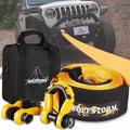 4"x 30FT Tow Strap Recovery Kit with 3/4" D-Ring Shackles and Bag H1532