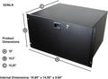 Lockable Steel Rack Drawer (6U) V74966