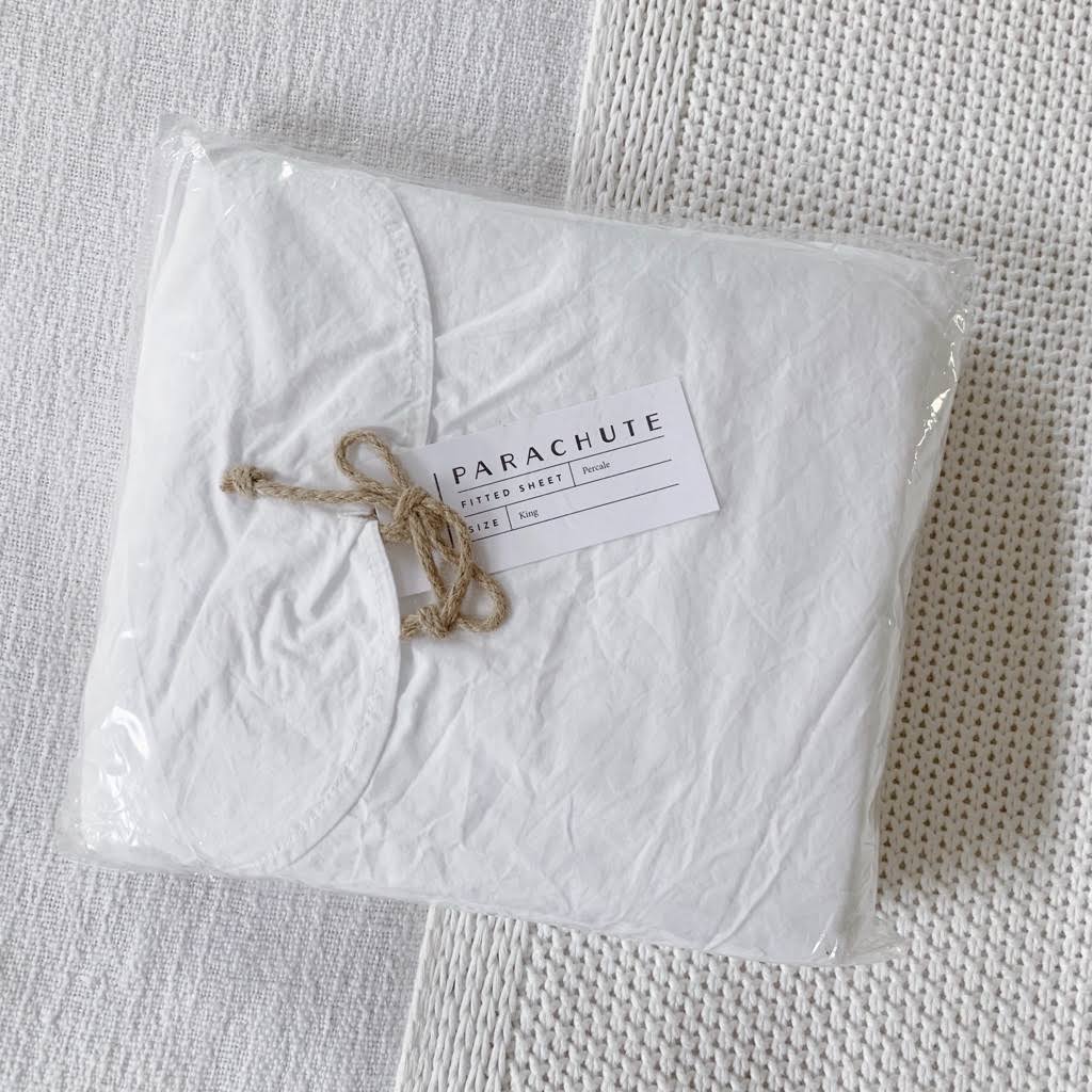 White Percale Fitted Sheet T543583