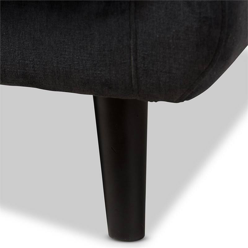Dark Gray Tufted Sofa Q810