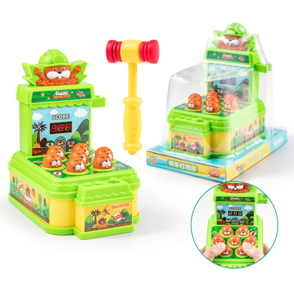 Mini Coin-operated Pound Arcade Game Toy with One Hammer E85182