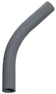 45 Degree Rigid Non-Metallic PVC ELBOW, 6 inch F48277
