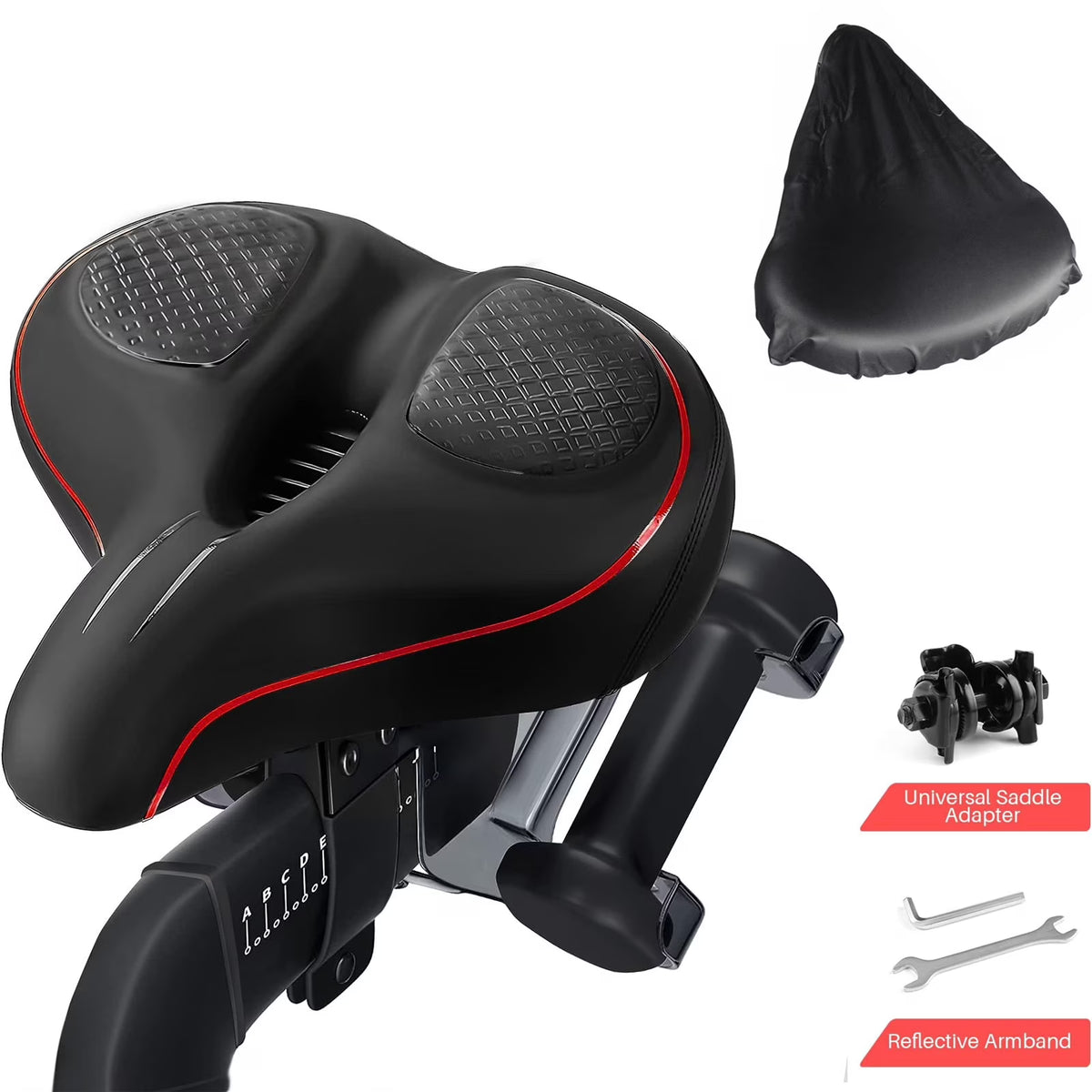 Breathable Bike Seat with Absorbing Ball N471854