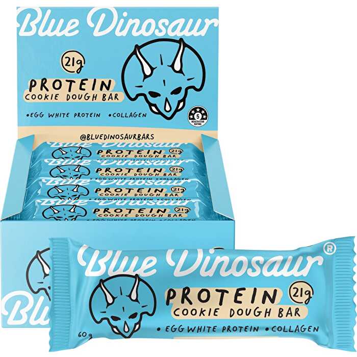 Blue Dinosaur Protein Bar Cookie Dough 60g x 12 Z896847