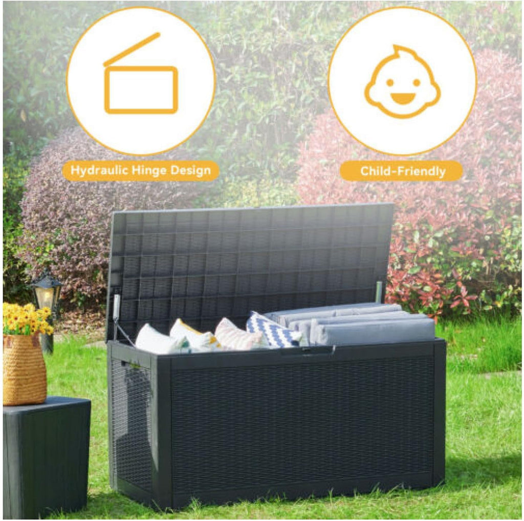 100 Gallon Waterproof Resin Deck Box R6270