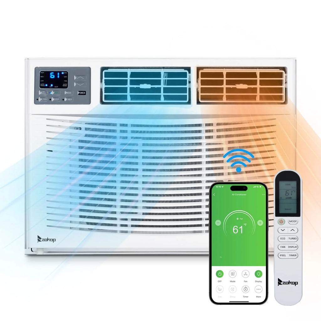 8000 BTU Heat And Cool Window Air Conditioner E627920