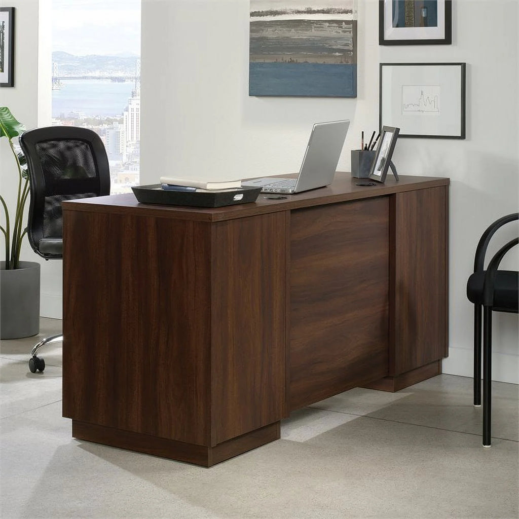 60" Credenza Desk & 2-Drawer Lateral File Cabinet A8105