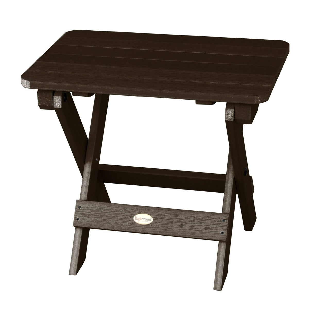 2 Reclining Adirondack Chairs with Ottomans and Folding Side Table O4677