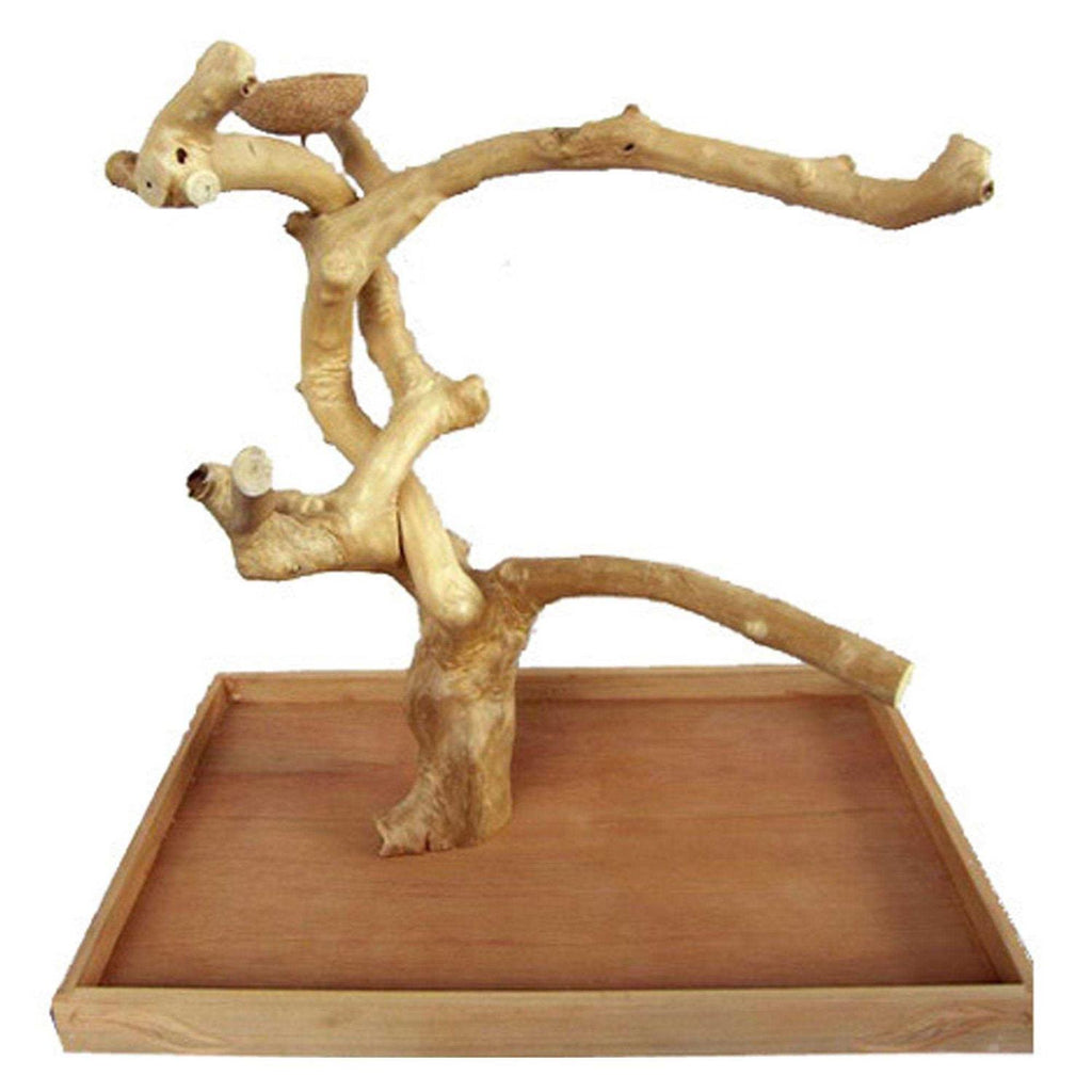 Medium Java Wood Table Top Play Stand K522