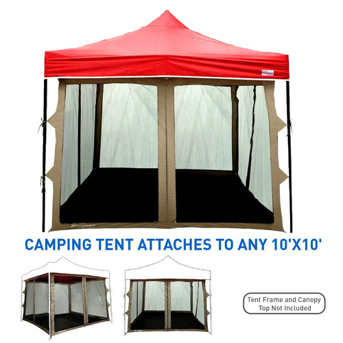 10' x 10' Screen Houses, Brown Q176