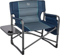 Oversized Heavy Duty Folding Camping Chair with Side Table and Side Pocket M435135