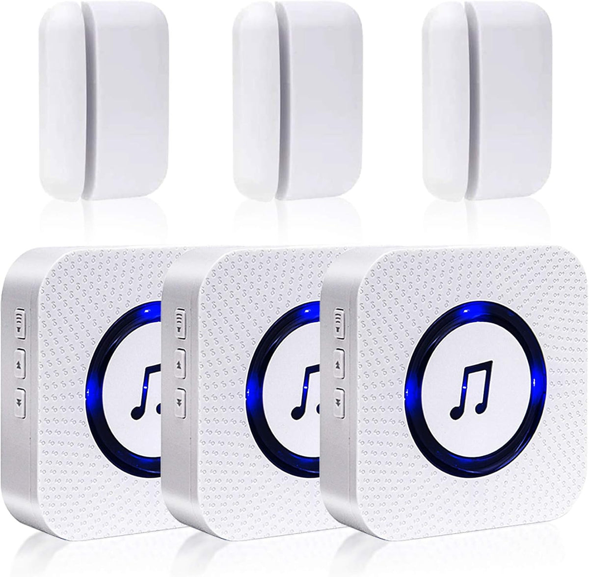 Wireless Door Open Chime with 3 Receiver 3 Magnetic Sensor S22481