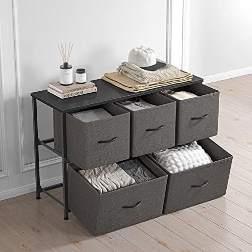 Brown 5 Drawer Dresser H84212