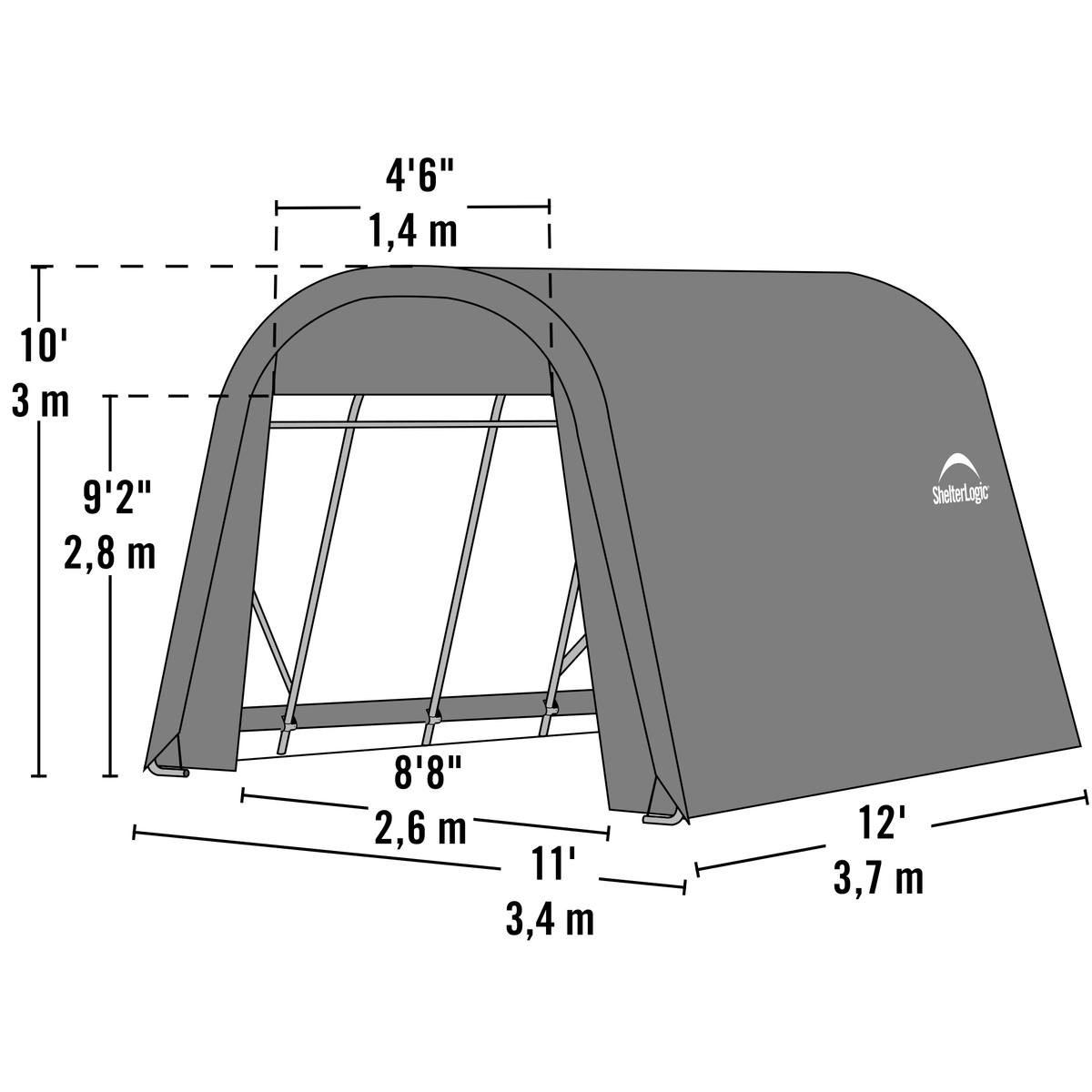 Round Style Shelter H342