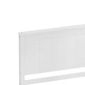 Queen White Platform Bed Frame with Headboard P262