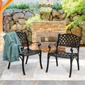 Cast Aluminum Patio Dining Arm Chair S921115