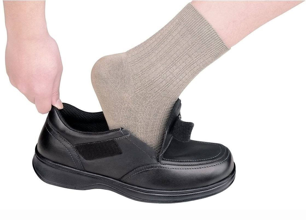 Black Leather Men's Shoes G213166