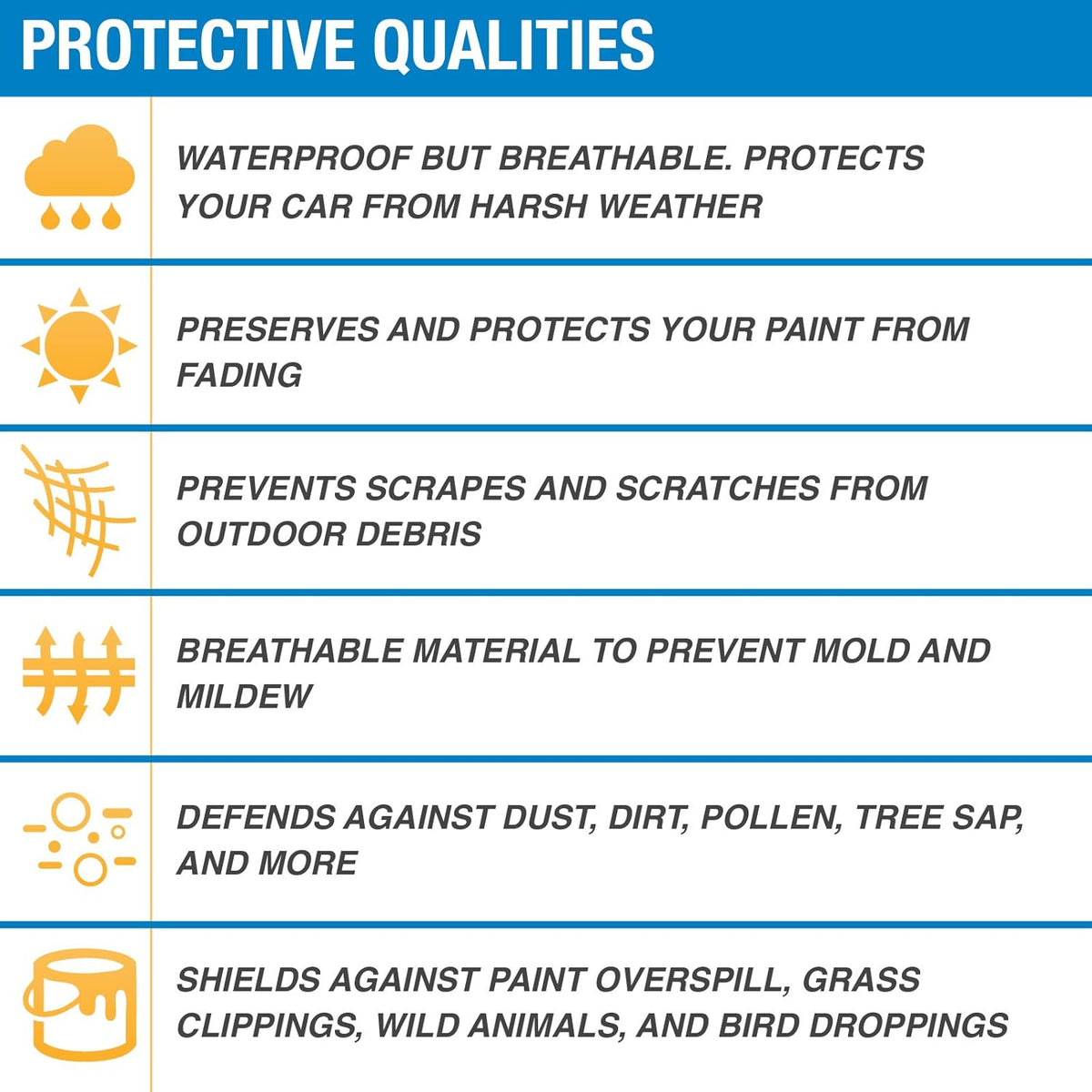Gray 5-Layer Truck Cover T87547