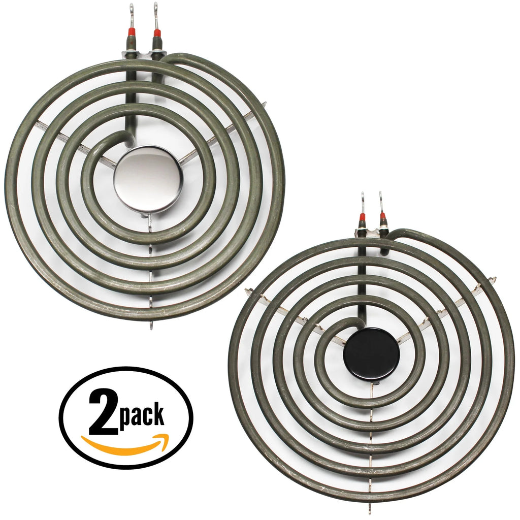 2-Pack 8 inch 5 Turns & 6 inch 4 Turns Surface Burner Elements R6262