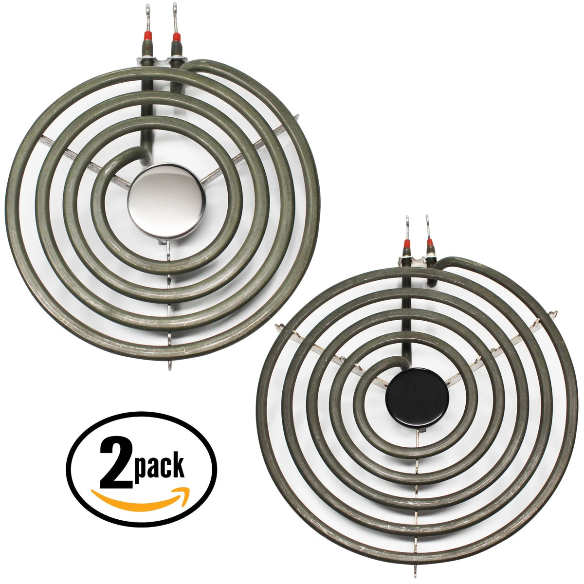 2-Pack 8 inch 5 Turns & 6 inch 4 Turns Surface Burner Elements R6262