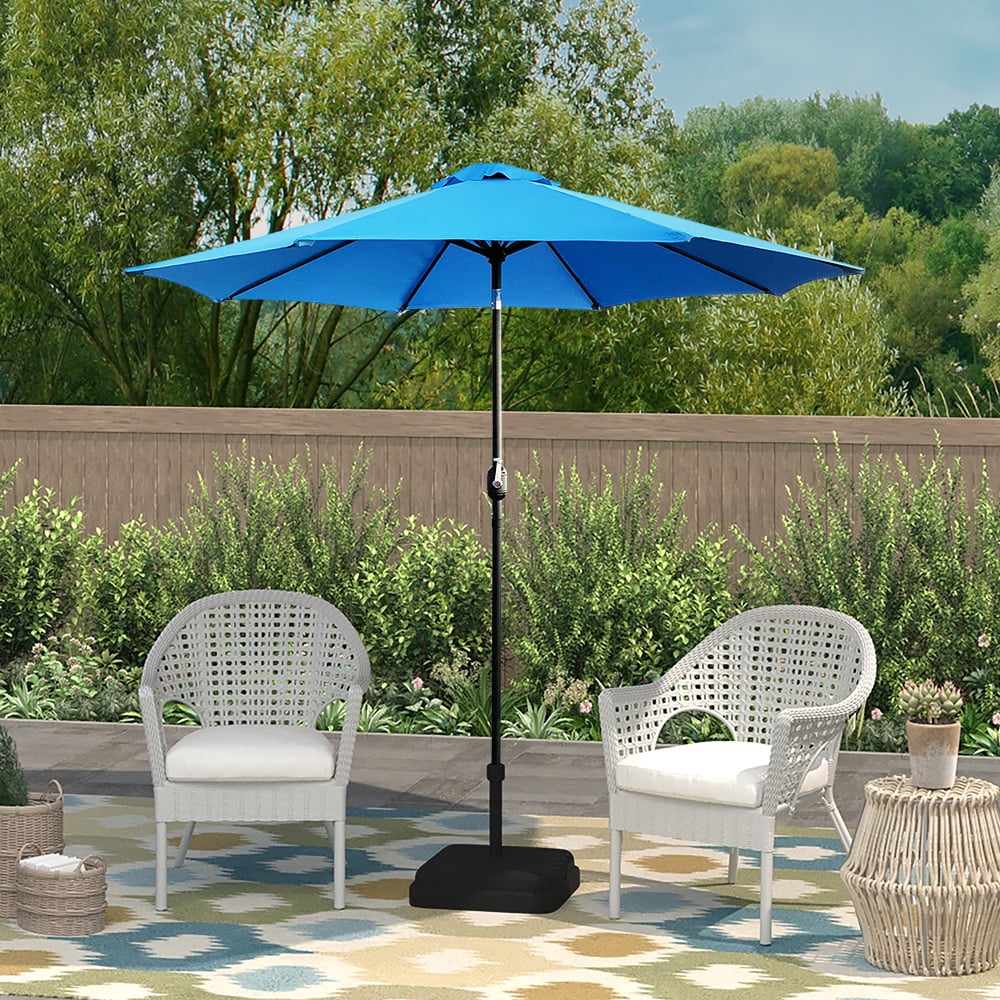 9ft Patio Umbrella with Crank and Tilt Red O50901