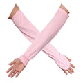 Women Outdoor Motorcycle Cycling Stretch Arm Long Sleeves UV Protection W1309
