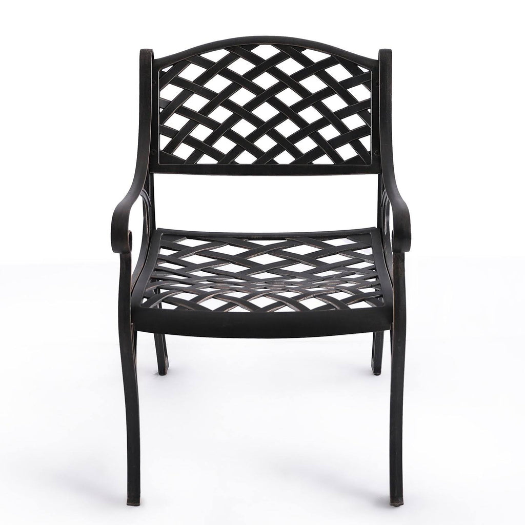 Cast Aluminum Patio Dining Arm Chair S921115