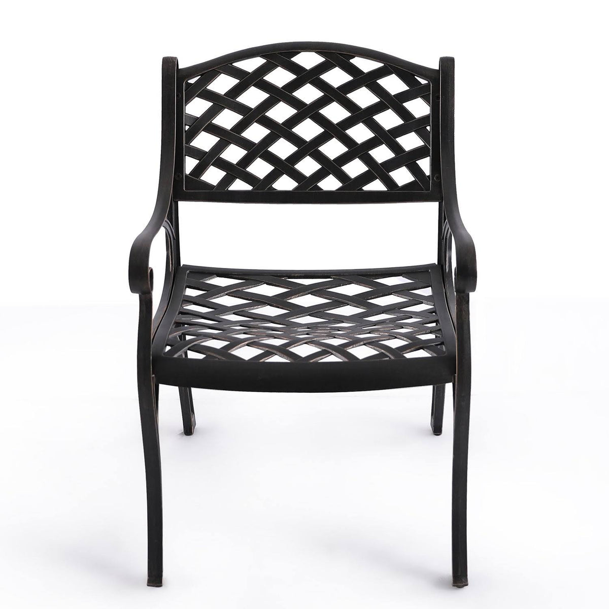 Cast Aluminum Patio Dining Arm Chair S921115