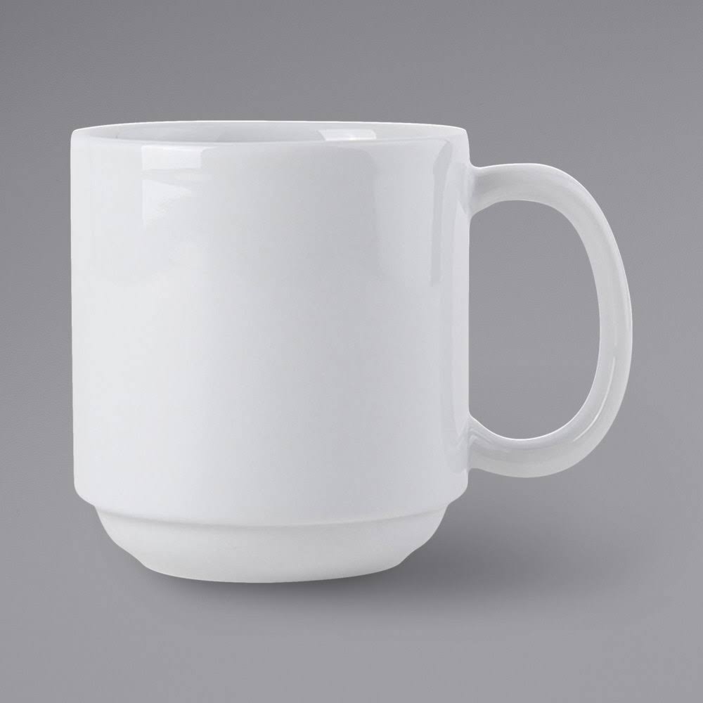 11 oz. Porcelain White Stackable Mug R462138
